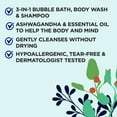 thumbnail image 2 of Dr Teal's Kids 3-in-1 Bubble Bath, Body Wash & Shampoo with Ashwagandha, 20 fl oz, 2 of 7