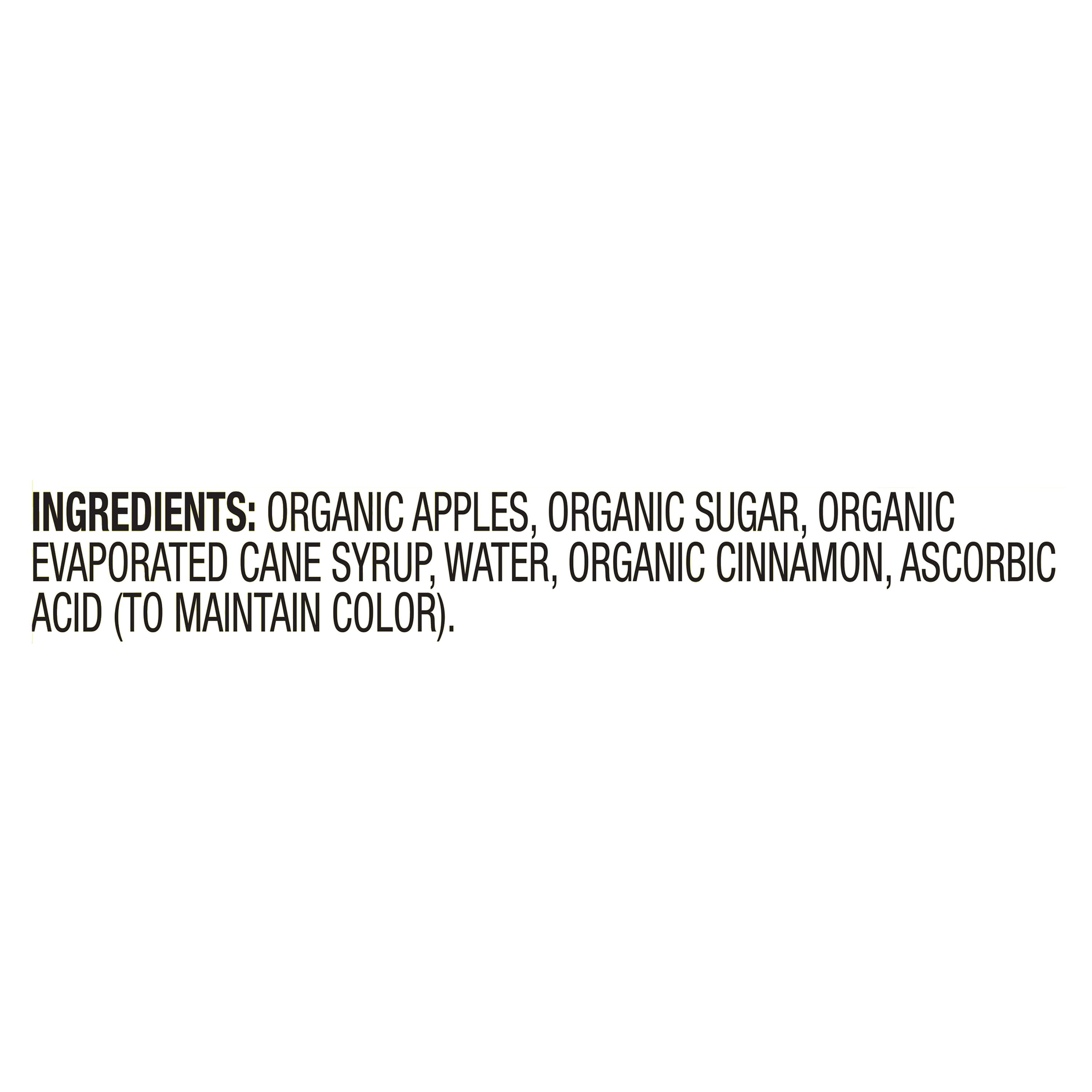 Great Value Organic Cinnamon Applesauce, 24 oz Jar