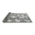 thumbnail image 2 of Ahgly Company Indoor Round Abstract Gray Modern Area Rugs, 4' Round, 2 of 4
