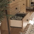 thumbnail image 3 of Novogratz Bushwick Wide 6 Drawer Dresser, Natural, 3 of 14