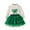 Green, variant on Linfrsh Baby Christmas Dress Toddler Baby Girls Christmas Two Piece Skirt Set Long Sleeve Knitted Tops with Plaid Suspender Skirt Fall Outfits Red,0-3 months