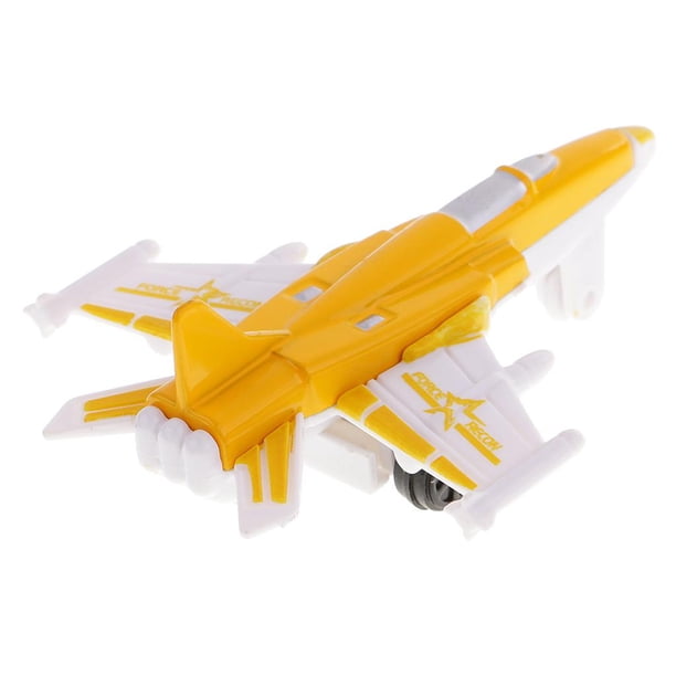Lot de 8 modèles d'avion de chasse 4D en plastique moulé sous pression pour collection (kit non assemblé