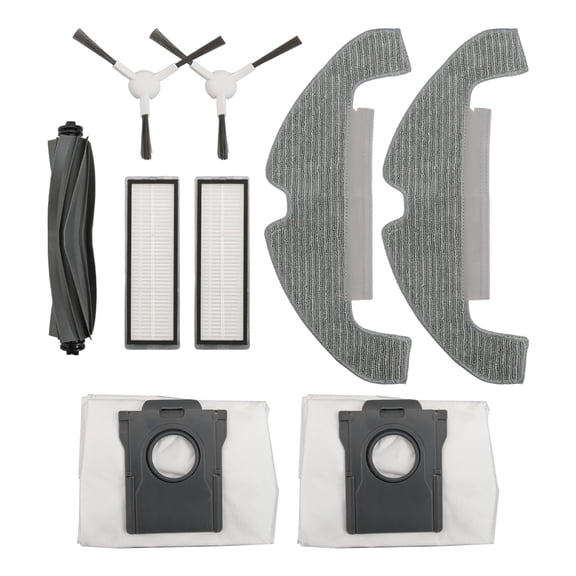 Side Brush Filter Mop Cloth Dust Bag Roller Brush Kit For Dreame D10 Plus Gen 2/RLD32GD Robot Vacuum Sweeper Accessories