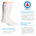 thumbnail image 4 of Calcetines Hombre para Diabeticos y Pies Sensibles, Incluye 4 Pares Color Negro, Calcetas para Diabetes, Mejoran la Circulación Pie Diabetico MED 4 pares hombre, 4 of 5