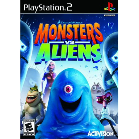 Monsters vs Aliens, Activision Blizzard, PlayStation 2, (Best Ps2 Games On Psn)
