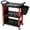Black+Red#1, variant on Olurrisa 3 Tier Rolling Auto Detail Cart With Wheels,Car Wash Organizer for Detailers Garage, Workshop, Repair Shop, Storage Tool, Green&Black