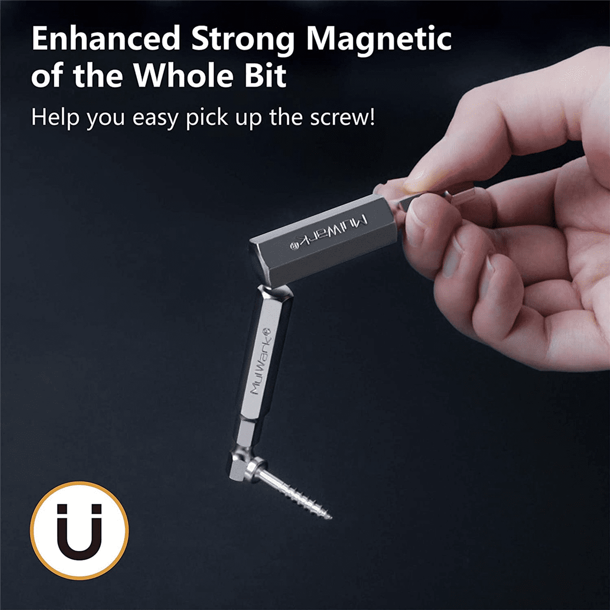 40PC Hex Hex Wrench Drill Bit Set 2.3Inch Long 1/4Inch Diameter Quick Release Magnetic Screwdriver Bit Set