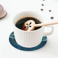 thumbnail image 5 of Lsque Cute Swimming Guinea Pig Pattern 4" Drink Coasters Set of 4, PVC Leather Absorbent Coasters, Table Coaster Set Decorative Coffee Cup Coasters Housewarming Gift -Round Shape, 5 of 6