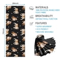 thumbnail image 2 of Bulldog Dog and Footprints Hot Yoga Mat Towel Non Slip for Hot Yoga - Quick-Drying Yoga Mat Cover with 4 Corner Pockets with Travel Bag - Hot Yoga Towel Non Slip Grip Moisture Wicking Sweat 70"x26", 2 of 6