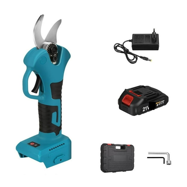 21V Brushless Pruning Shears 1500mAh Rechargeable Battery 30mm Tree Branches Cutter Bonsai Pruning Tool ,Less Effort