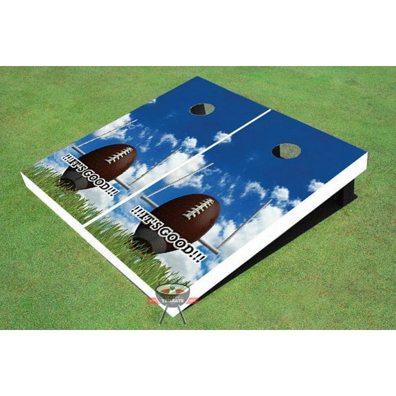 Its Good Football Themed Cornhole Boards