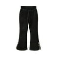 thumbnail image 2 of uublik Flare Pants for Girls Wide Leg Streetwear Kids Pants with Pockets Trendy Jogger Trousers Black, Size 4T-9, 2 of 5