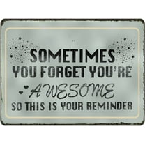 You are Awesome meta Sign Gifts for Women Coworker Inspirational Vintage Sign Thinking of You Thank You Plaque Sign Gifts for Best Friends Encouragement Gifts Birthday Gifts 5.5x8 Inch