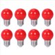thumbnail image 1 of 8X E27 3W 6 Smd Led Lámpara de Luz de Bombilla con Globo de Ahorro de Energía Ac 110-240V, Rojo, 1 of 5