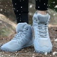 thumbnail image 2 of Oyedens Mens Womens Snow Boots Winter Barefoot Walking Shoes Warm Plush Wide Toe Box Short Ankle Booties, 2 of 4