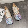 thumbnail image 1 of ¡Novedad de 2022! Zapatos planos a la moda para mujer, mocasines sin cordones con lentejuelas para mujer, zapatos individuales informales poco profundos, zapatos de Ballet con punta redonda39 Gao Jinjia LED, 1 of 2