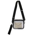 thumbnail image 1 of Bolso Bandolera PVC Pequeño Hombro Cuadrado Informal Deportivo Transparente para Mujer, 1 of 9