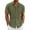 Army Green, variant on Button up Shirt Men Summer Vacation Loose Fit Button Down Dress Shirts Short Sleeve Shirts Solid Plain Tops Loose fit Casual Button up Shirts