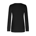 thumbnail image 3 of AKOEE Knit Sweaters Long Sleeve Tunic Tops for Women Loose Fit Square Neck Fall Winter Casual Dressy Pullovers (M, Black), 3 of 7