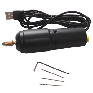 Yuksok Micro électrique en aluminium main portable avec 5pcs , 2A Alimentation électrique
