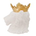 thumbnail image 2 of Sagebrook Home 14719-04 Résine 16" Lion avec Couronne, Blanc, Brun, 2 of 4