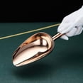 thumbnail image 5 of Copper Ice Scoop, Fashion Ice Cream Scoop, Premium Stainless Steel Cookie Scoop, Dog Food Scoop, Sturdy Flour Scoop, Utility Candy Scoop, Dishwasher Safe (6oz/9 Inch), 5 of 7