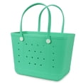thumbnail image 4 of Bolso de Playa Grande Impermeable Verde de Goma Uwyriwooq, 4 of 5