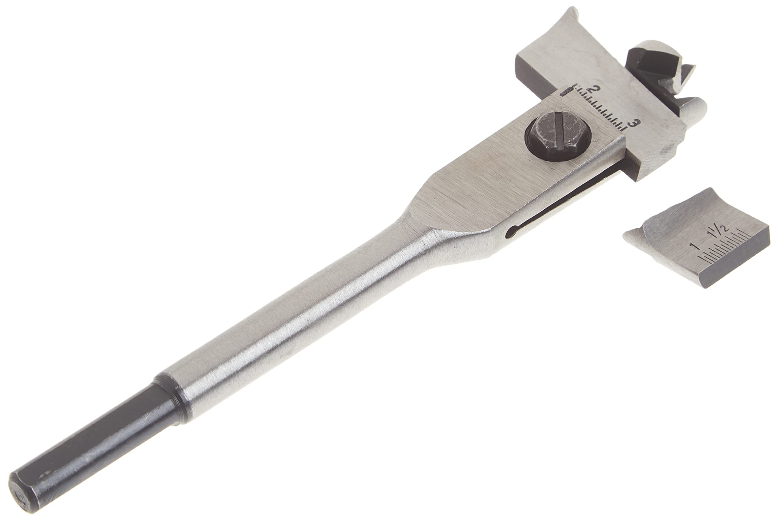 IRWIN Tools 45002 Lockhead Adjustable 7/8-Inch to 3-Inch Adjustable Spade Drill Bit for a Drill Press