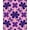 Pink, Pattern 3, variant on ODIKA 2x3 Machine Washable Non-Slip Area Rug, Enchanted Garden Dance Latch Hook Kit with Blooming Petals Design High Traffic Rug, Pink, 646900