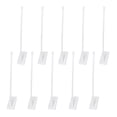 thumbnail image 1 of 15Pcs Simple Car Window Flag Poles Portable Flagpole Banner Brackets (White), 1 of 5
