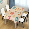 thumbnail image 4 of Yayeee Tablecloths 60" x 60" Rectangle Wrinkle Resistant Party Table Cover, Beach Pattern, 4 of 8