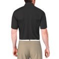 thumbnail image 3 of Ben Hogan Men's and Big Men’s Birdseye Geometric Print Jacquard Golf Polo Shirt, up to Size 5XL, 3 of 5
