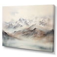 thumbnail image 2 of Designart "Foggy Wonder Of The Mountain Mornings IV" Landscape Mountains Wall Art Living Room, 2 of 7