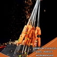 thumbnail image 4 of 20 Pcs Brochettes en Métal pour Brochettes, Brochettes Réutilisables pour le Gril, Brochettes en Acier Inoxydable pour Brochettes, Brochettes de Gril pour Gril Extérieur, 4 of 7