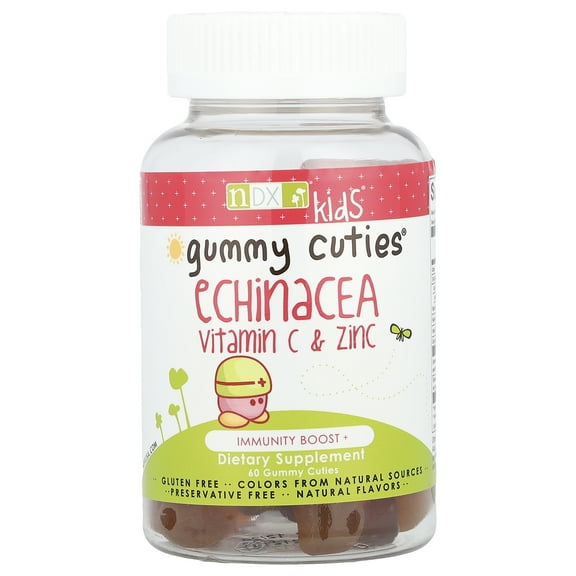 Natural Dynamix Echinacea Vitamin C and Zinc Mineral Supplement, 60 Count