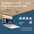 thumbnail image 3 of HP Premium Stream 14" HD Laptop, Intel Celeron N4120 Processor, 4GB RAM, 64GB eMMC, Intel UHD Graphics 600, HD Camera, WiFi 5, HDMI, 1 Year Free Office 365, Win 11s, Silver, 32GB Hotface USB Card, 3 of 5