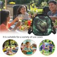thumbnail image 6 of Jeiento Dinosaur Backpack for Kids Boys 3pcs School Bags Primary School Bookbags Set Backpacks with Lunch Box and Pencil Case Green, 6 of 7