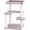 Gray linen, variant on Tree for Indoor Large , 30'' Senior Friendly Modern Small Tower with Wide Perch, Low Step, Posts, Sturdy Base, Cozy Perches, Interactive Toys(Gray Linen)