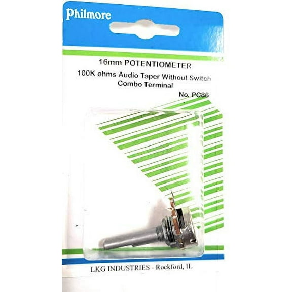 Potentiometer 100k Audio Taper PC86 Combo Terminal - PC86