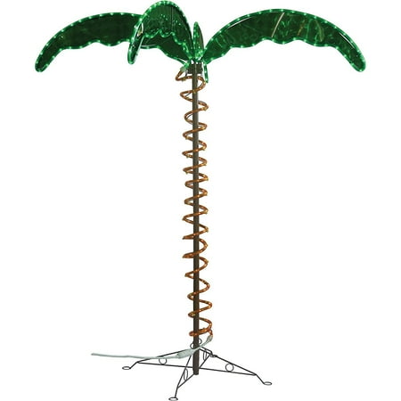 

HONGDONG 4.5-Feet Decorative Lighted Palm Tree - Holographic Rope Light for Indoor and Outdoor Use
