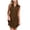 Coffee, variant on Midi Dresses for Women Plain Collared Button - Up Split Back Sleeveless T-Shirt Dress with Shirt Collar for Summer Days,Coffee L
