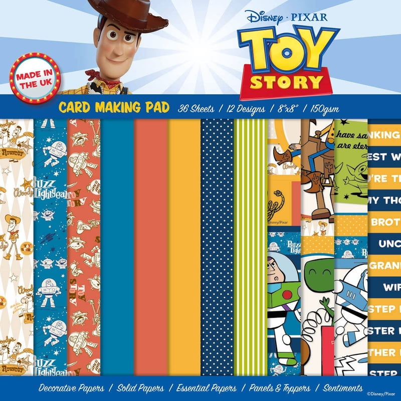 Toy Story Disney 8x8 Card Making Pad Creative Expressions