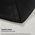 thumbnail image 5 of Deconovo Blackout Curtains Thermal Insulated Rod Pocket Small Window Treatment Panels for Kitchen, Set of 2, 42 x 45 inch, Black, 5 of 7