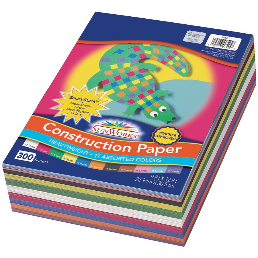 Prang Medium Weight Construction Paper, 9 x 12 Inches, Assorted Color, Pack of 300 - image 4 of 5