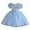 Light Blue, variant on Girl's Tulle Dress Tutu Party Birthday Poster Formal Fancy Flower Princess Dresses Light Blue 7-8 Years