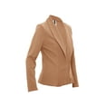 thumbnail image 2 of Women's Casual Long Sleeve Solid Open Front Blazer Jacket, 2 of 3