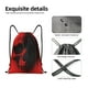 thumbnail image 4 of Fotbe Minimalist Skull Red Bolsa Mochila con Cordón Estampada, Bolsa de Gimnasio Deportiva, Bolsa Cinch, Bolsa con Cordón para Hombres y Mujeres-Medium, 4 of 6
