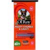 Ol' Roy Meaty Chunks & Gravy Dry Dog Food for Dogs, 40 lb Bag