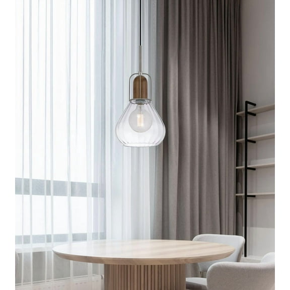 Cal Lighting - Rochelle - 1 Light Pendant In Contemporary Style-22 Inches Tall