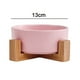 thumbnail image 2 of Plato de cerámica para perros y gatos con soporte, bonitos cuencos pesados para mascotas, fijados para gatos y perros de tamaño pequeño, 2 of 5